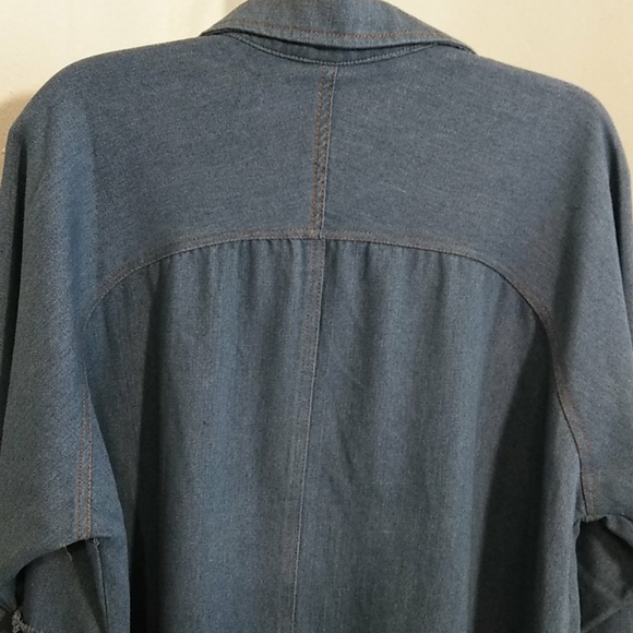 DENIM SPRING COAT - Picture 8 of 9